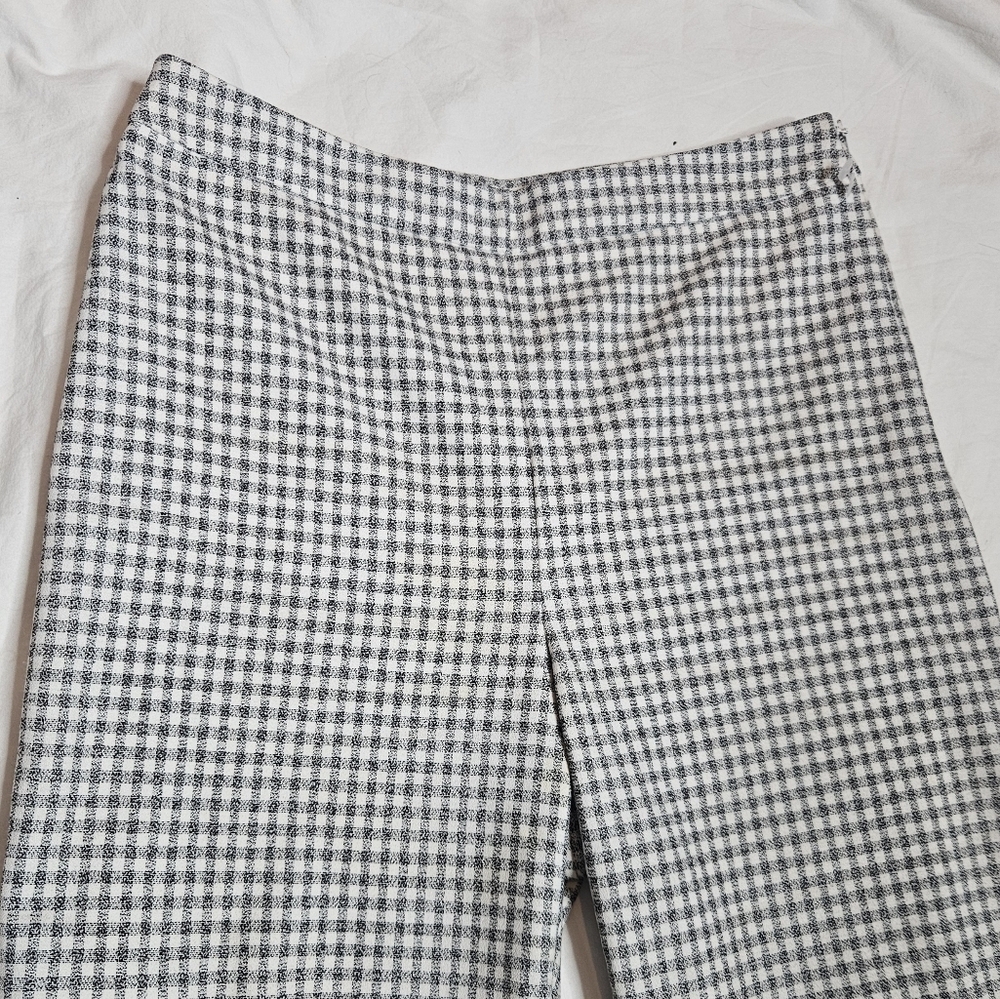 Wilfred by Aritzia Black White Gingham Check Pants Women’s Size 2 - Picture 9 of 9